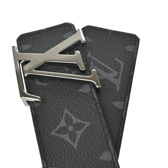 LOUIS VUITTON LV Initiales Belt 40mm 85/34 Monogram Eclipse Black M9043 - Picture 5 of 12